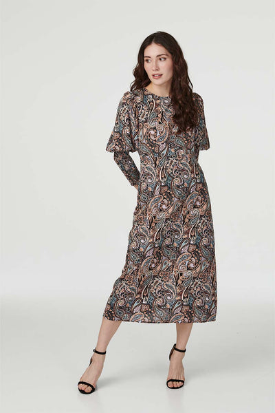 Long sleeve shop paisley dress