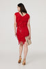 Red | Sequin Tassel Fringed Mini Dress
