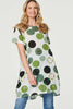 Green | Polka Dot Relaxed Tunic Dress