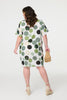 Green | Polka Dot Relaxed Tunic Dress