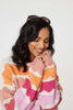 Pink | Striped Oversized Knit Jumper
