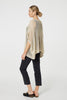 Beige | Sheer Crochet Relaxed Batwing Sleeve Top