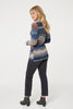 Blue | Striped V-Neck Long Sleeve Knit Jumper
