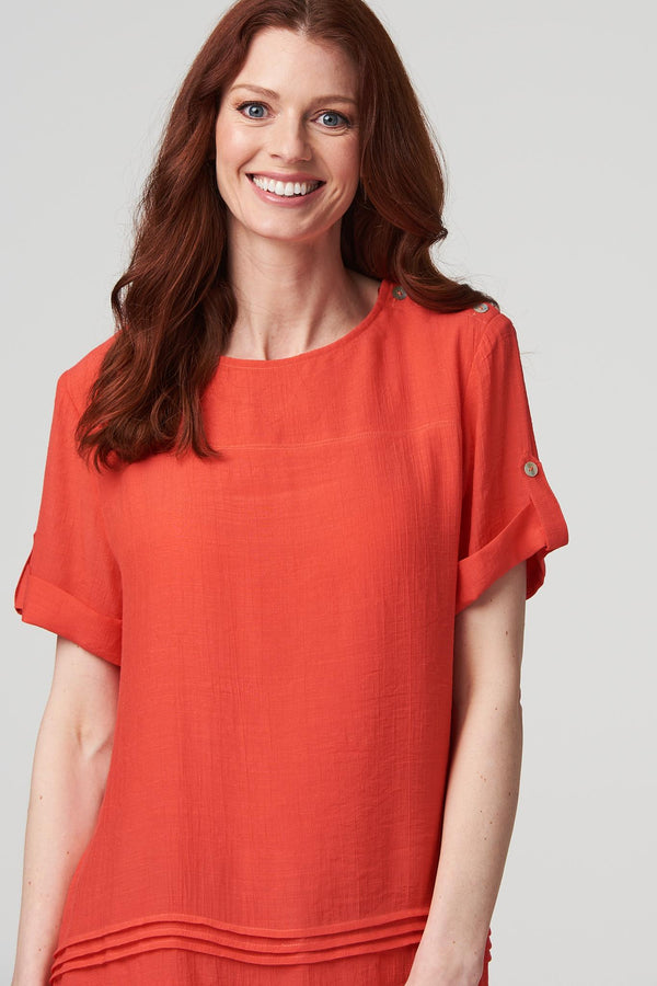 Coral | Layered Longline Tunic Top