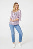 Pink | Polka Dot 3/4 Sleeve Blouse