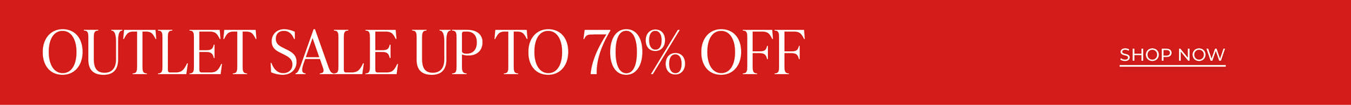 Outlet Sale Up To 70% Off | Shop Now