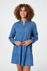 Blue | Denim Tiered Smock Dress