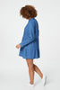 Blue | Denim Tiered Smock Dress