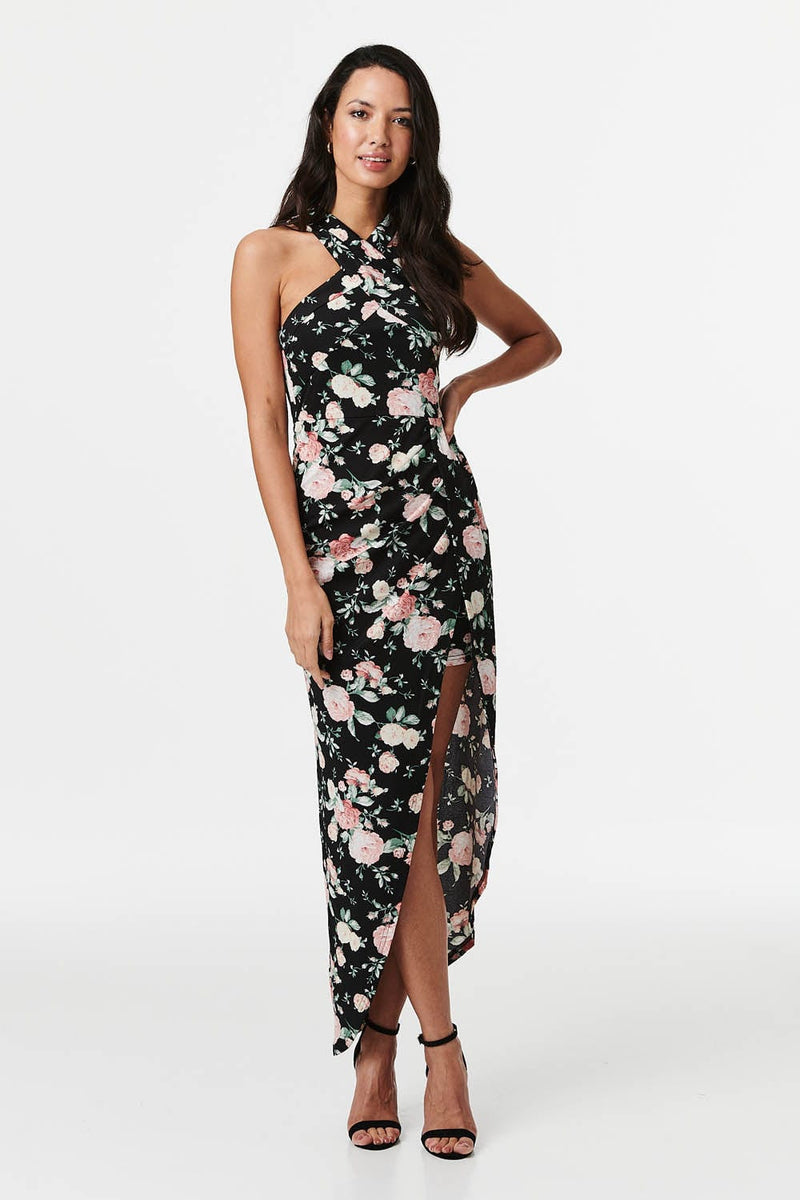 Black smart outlet maxi dress