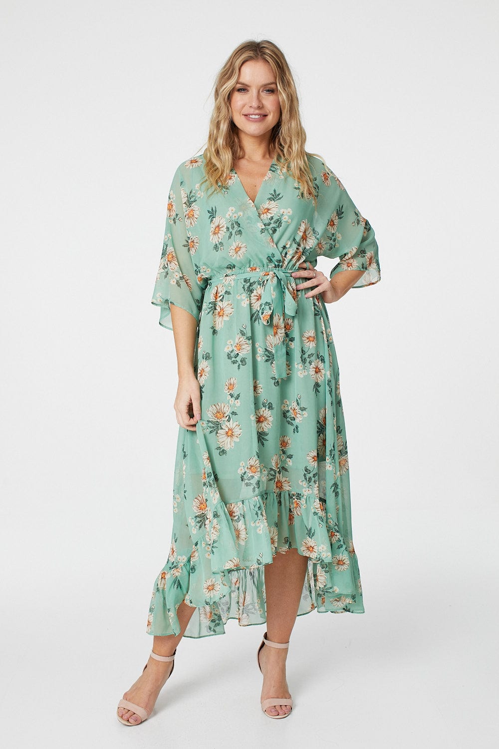 Izabel hot sale wrap dress