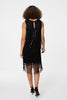 Black | Sequin Fringed Shift Dress