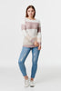 Cream | Striped Relaxed Knit Pullover