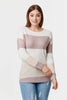 Cream | Striped Relaxed Knit Pullover