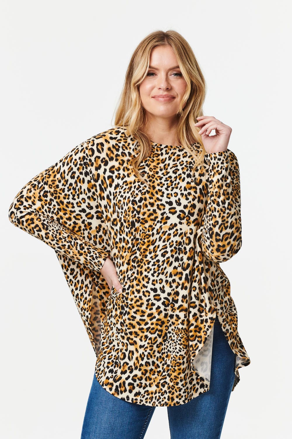 leopard print long sleeve t shirt