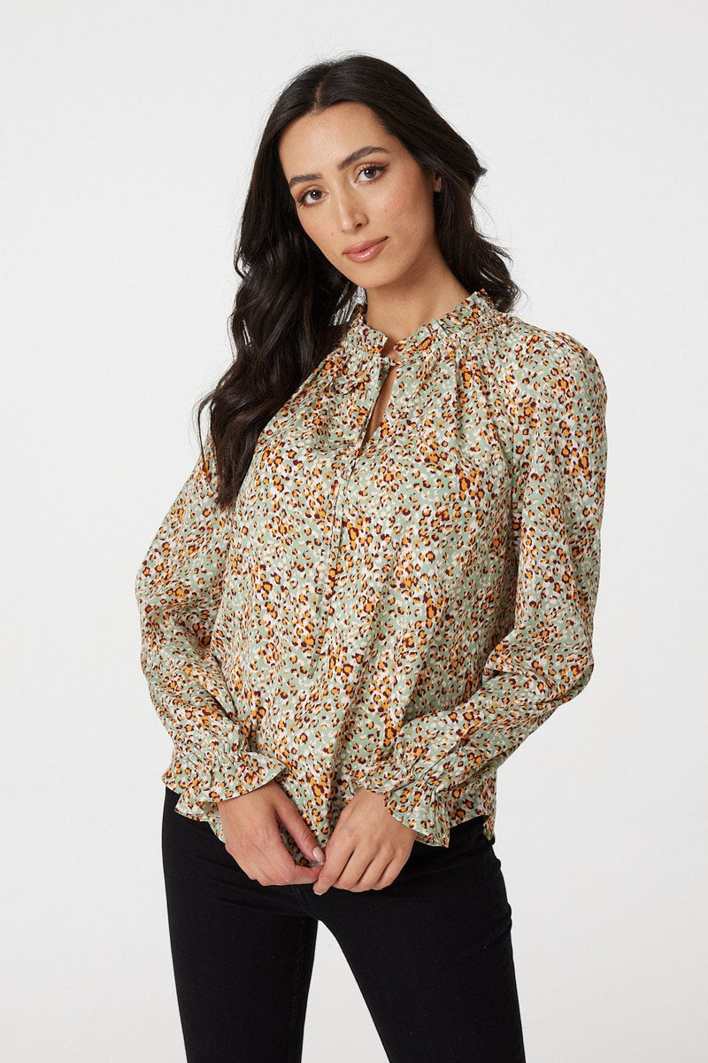 Casual Oversized Tops for Women 2024 Spring Long Sleeve Button V Neck  Asymmetrical Shirts Trendy Floral Print Blouses
